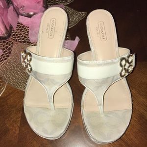 Authentic Coach sandals